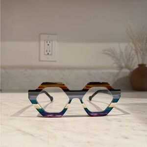 Bohemian Style Geometric Frame Glasses